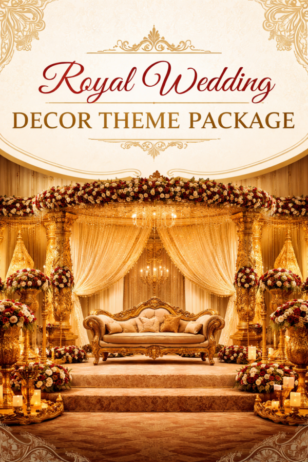 Royal Wedding Decor Theme Package